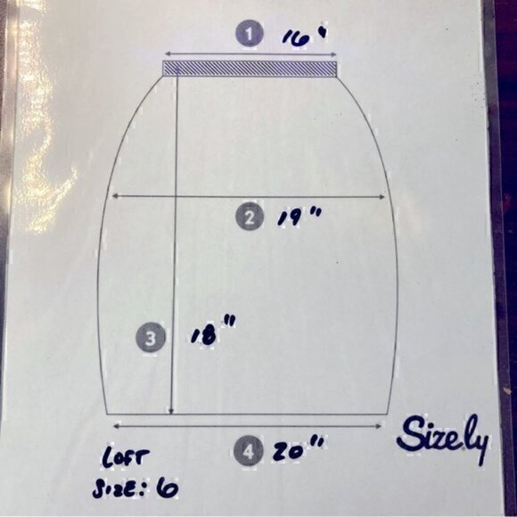 Loft Skirt Womens Size 6 Black Sequin Wool Blend Pockets Mini Date Night NWT - Picture 8 of 8